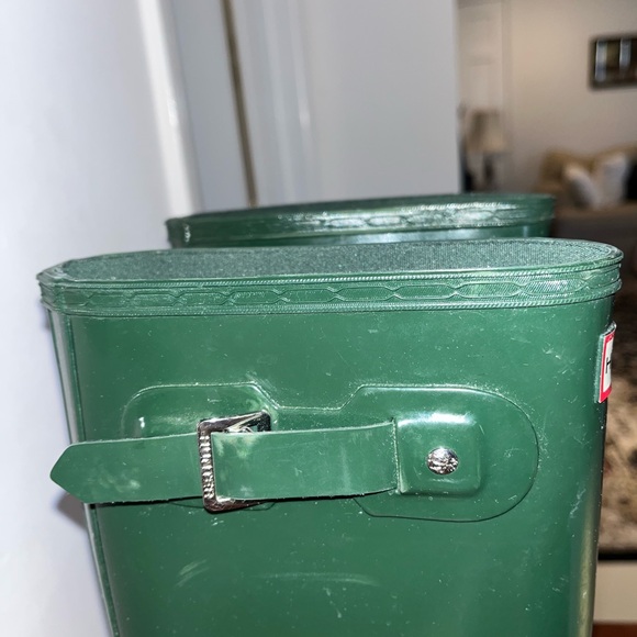 Hunter Dark Green Waterproof Rain Boots - Picture 8 of 11